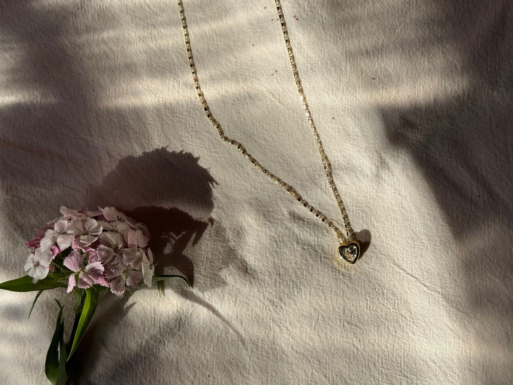 Collar Corazón Cristal