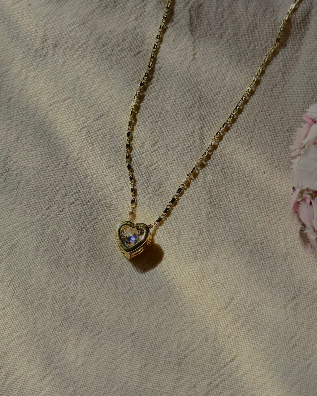 Collar Corazón Cristal