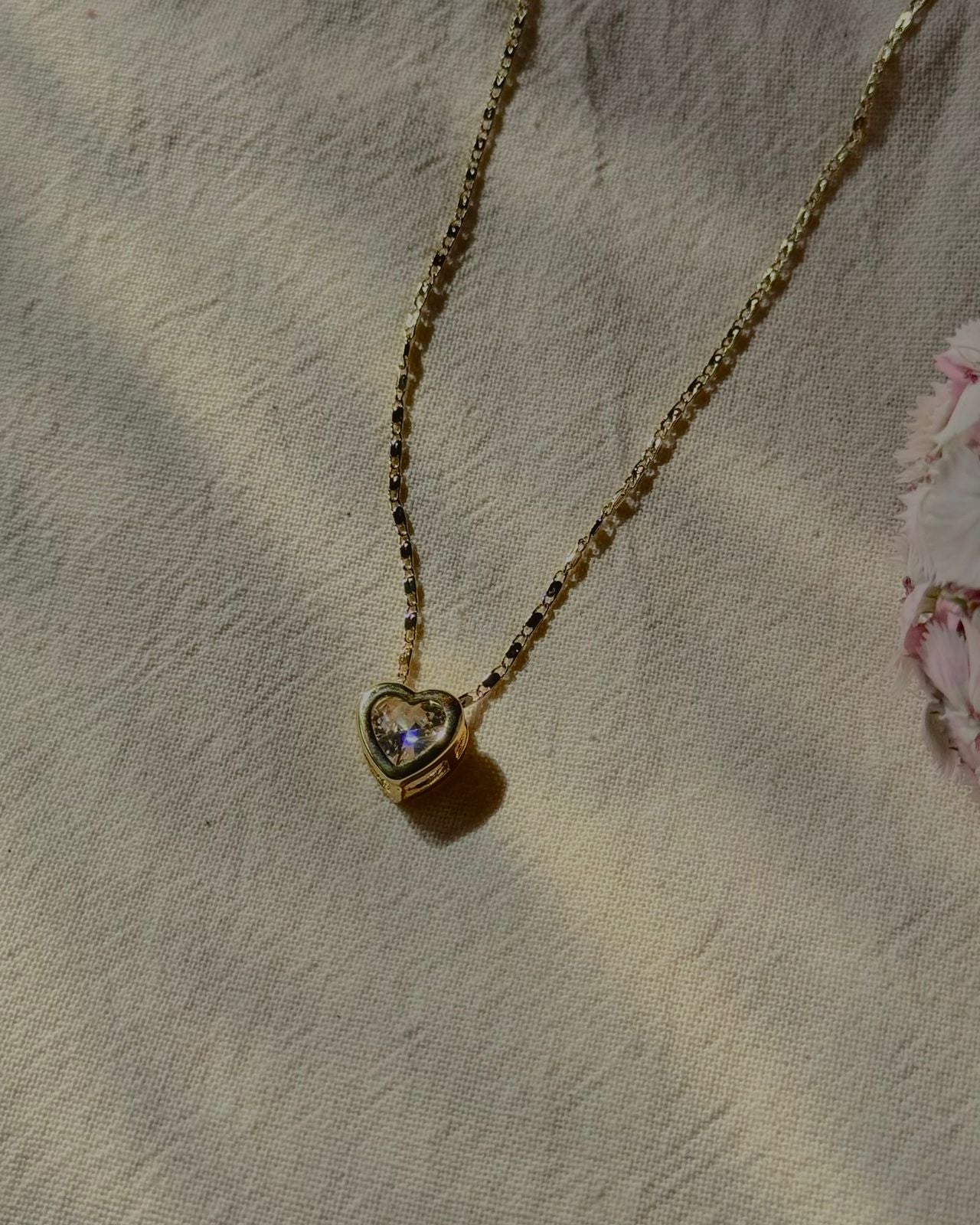 Collar Corazón Cristal