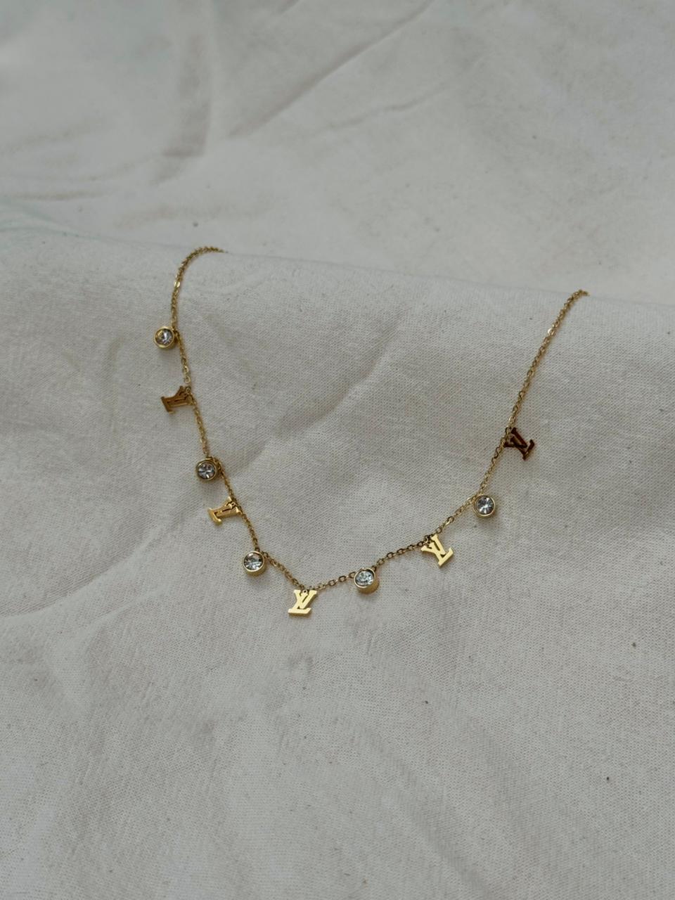 Collar LV Gold