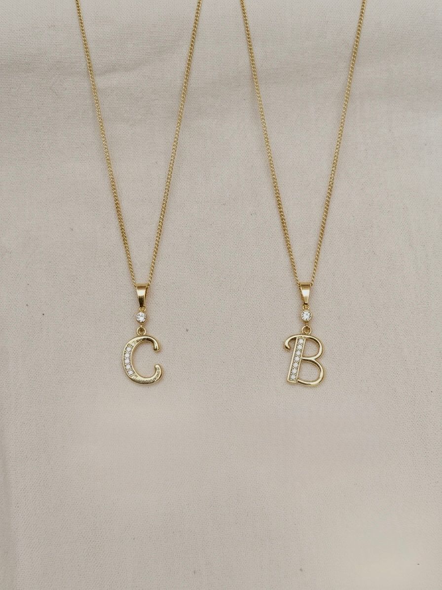 Collares Inicial Brillante