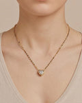 Collar Corazón Cristal